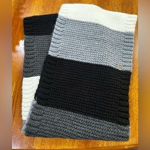 Michael Kors Striped Infinity Scarf